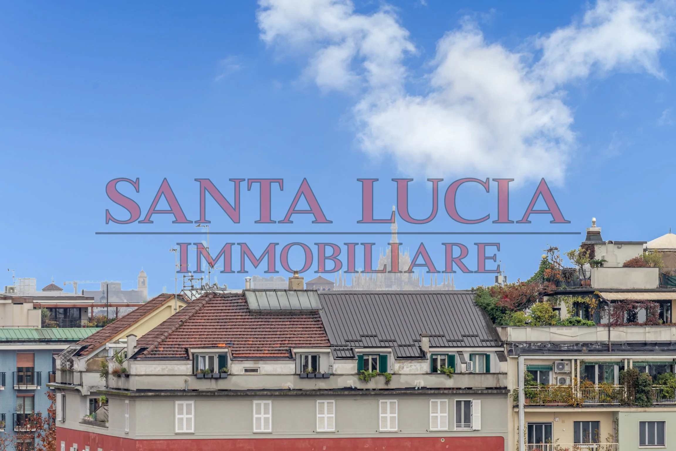 Attico con vista mozzafiato sullo skyline di Milano e alpi - Via Giacomo Boni 29 - Santa Lucia Immobiliare