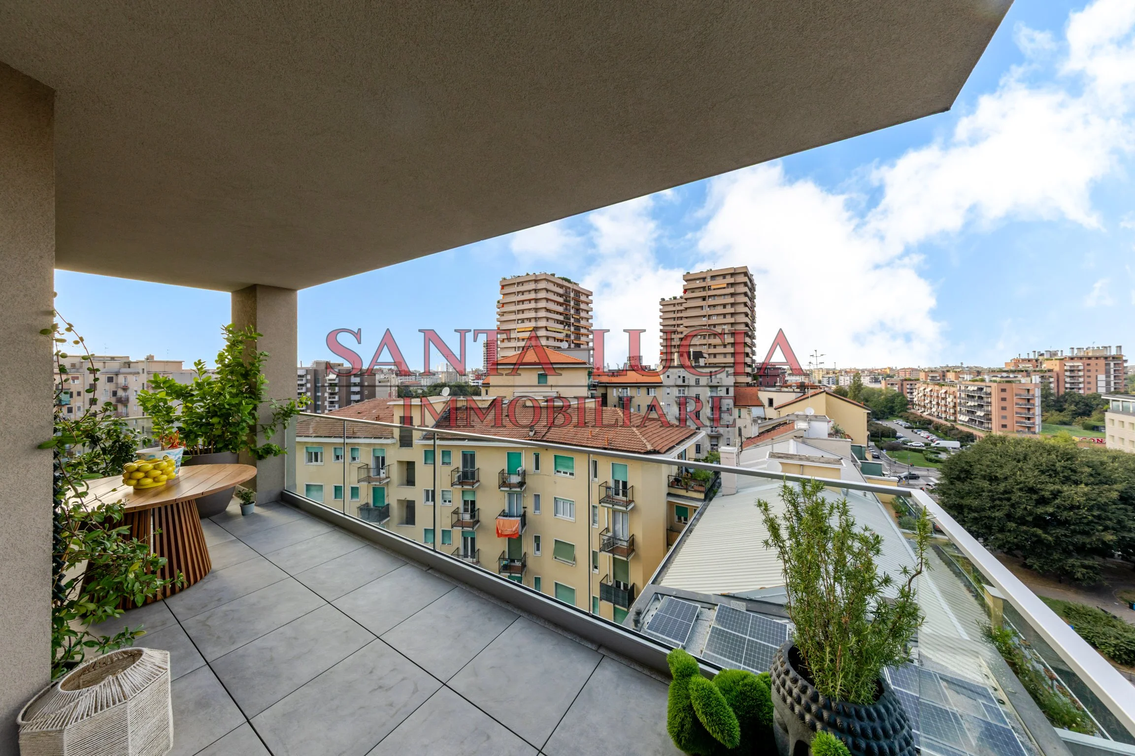 Trilocale al 9 piano con terrazzo classe energetica A4  - via Sebastiano Serlio 7 - Santa Lucia Immobiliare Milano