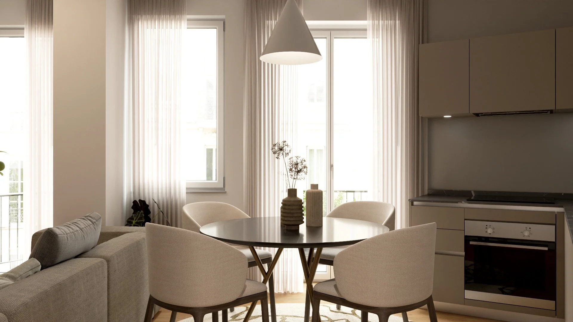 Via Mercadante - Elegante bilocale di nuova realizzazione con posto auto - In vendita - Santa Lucia Immobiliare