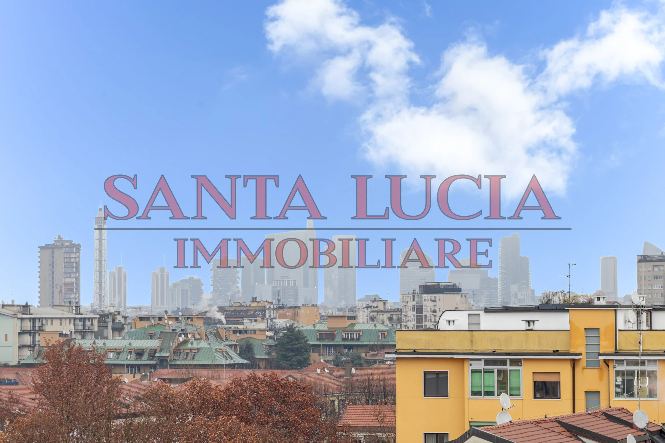 Attico con vista mozzafiato sullo skyline di Milano e alpi - Via Giacomo Boni 29 - Santa Lucia Immobiliare