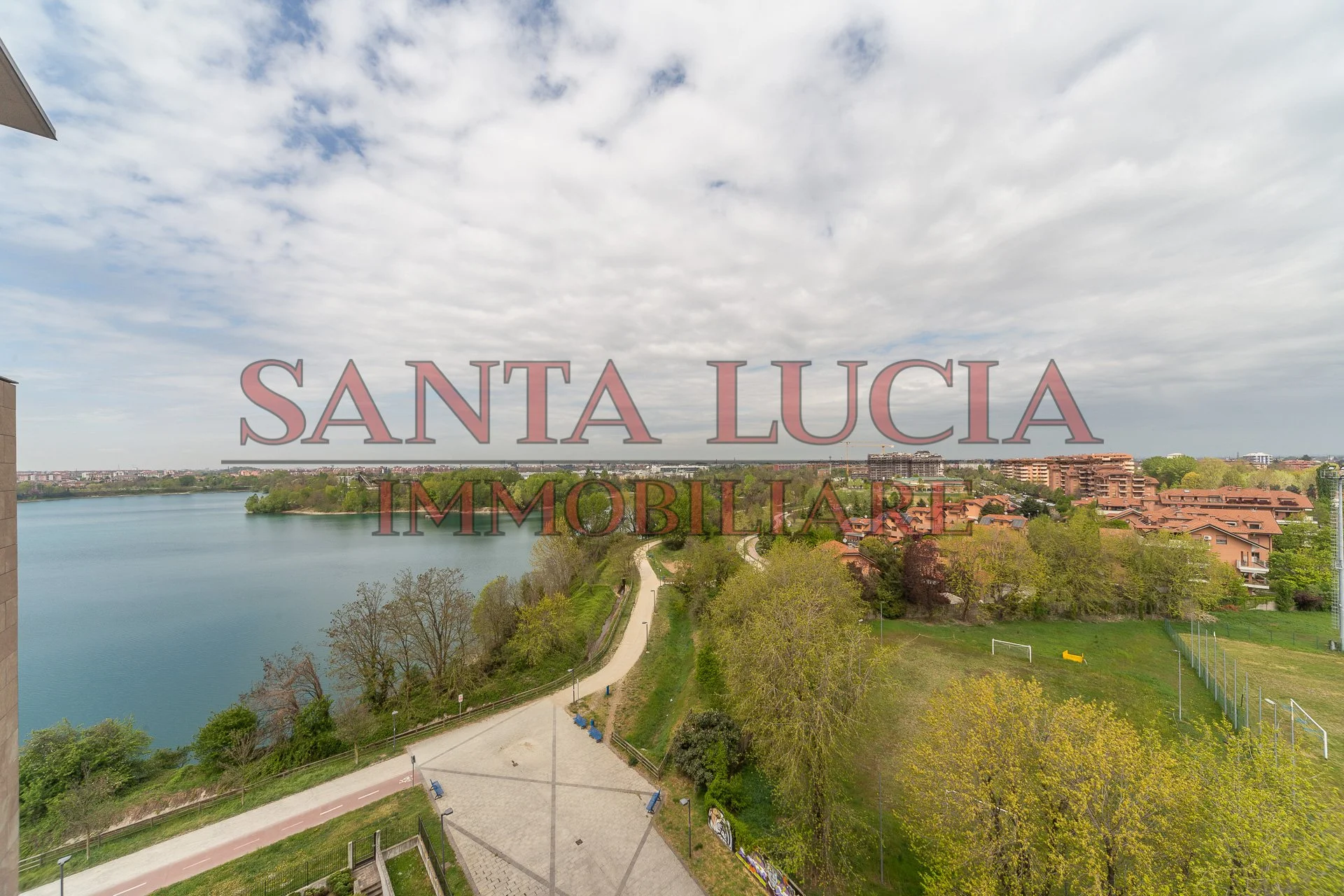 Trilocale panoramico con terrazza affacciata sul lago - Via Giotto 2a - Segrate - Santa Lucia Immobiliare