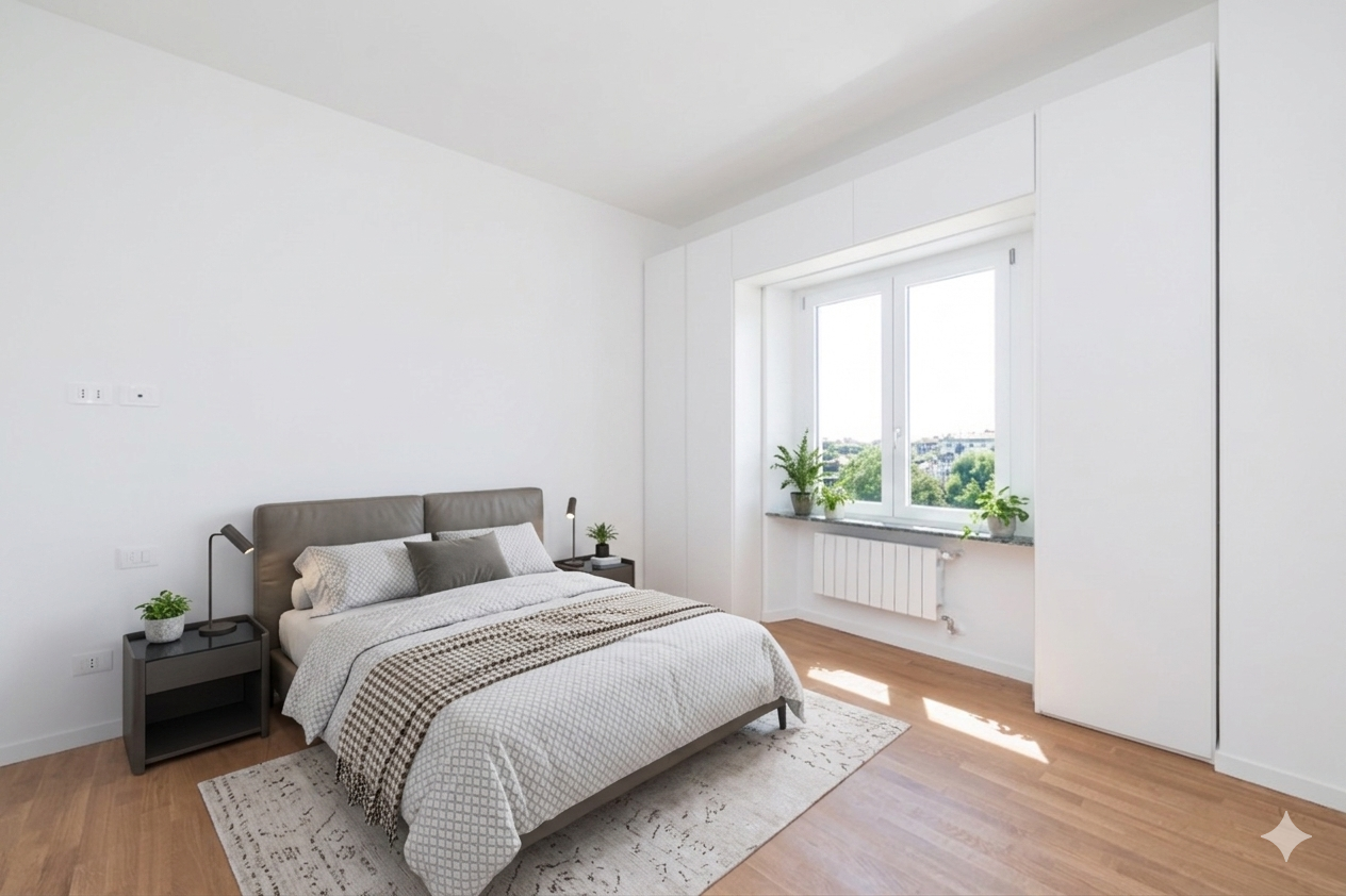 Elegante e luminoso trilocale ristrutturato a nuovo - Piazzale Brescia 22 - Santa Lucia Immobiliare Milano