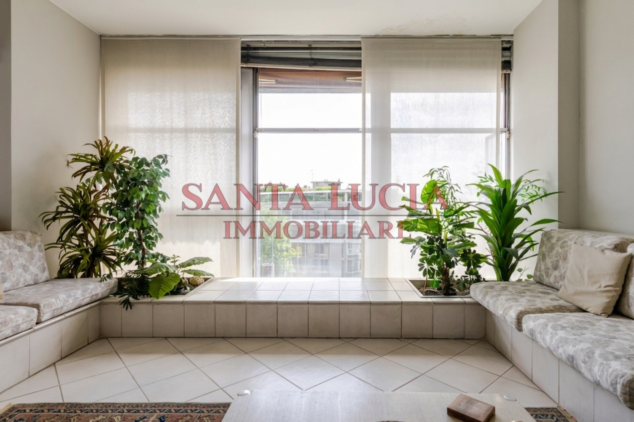 Attico con vista mozzafiato sullo skyline di Milano e alpi - Via Giacomo Boni 29 - Santa Lucia Immobiliare