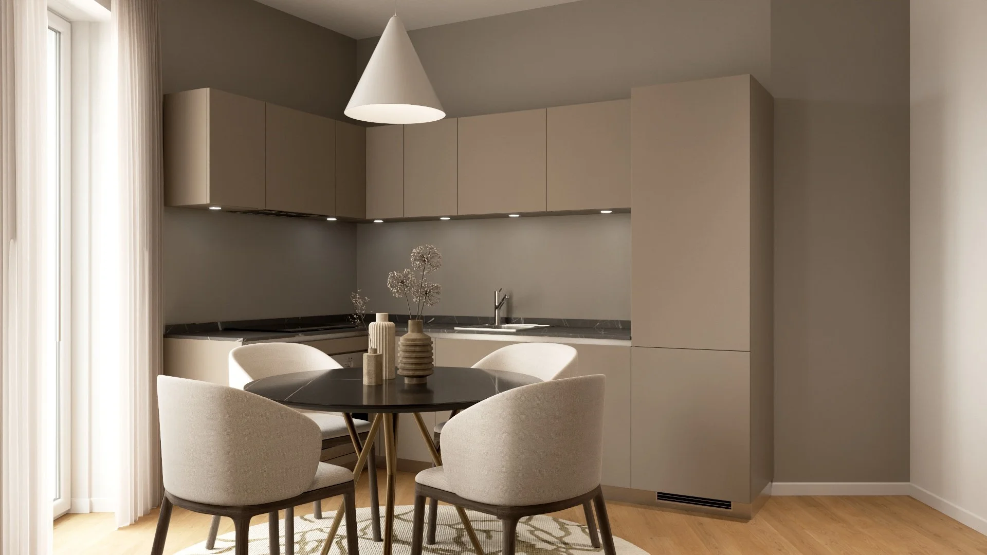 Via Mercadante - Elegante bilocale di nuova realizzazione con posto auto - In vendita - Santa Lucia Immobiliare