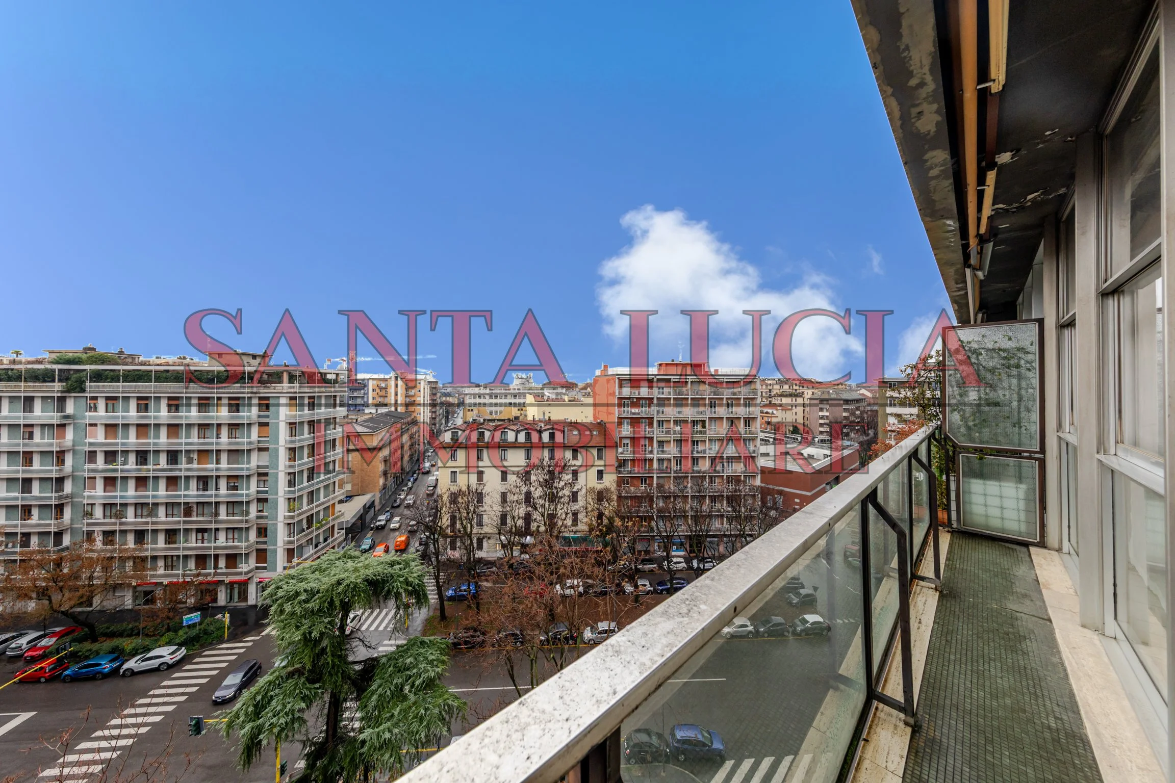 Attico con vista mozzafiato sullo skyline di Milano e alpi - Via Giacomo Boni 29 - Santa Lucia Immobiliare