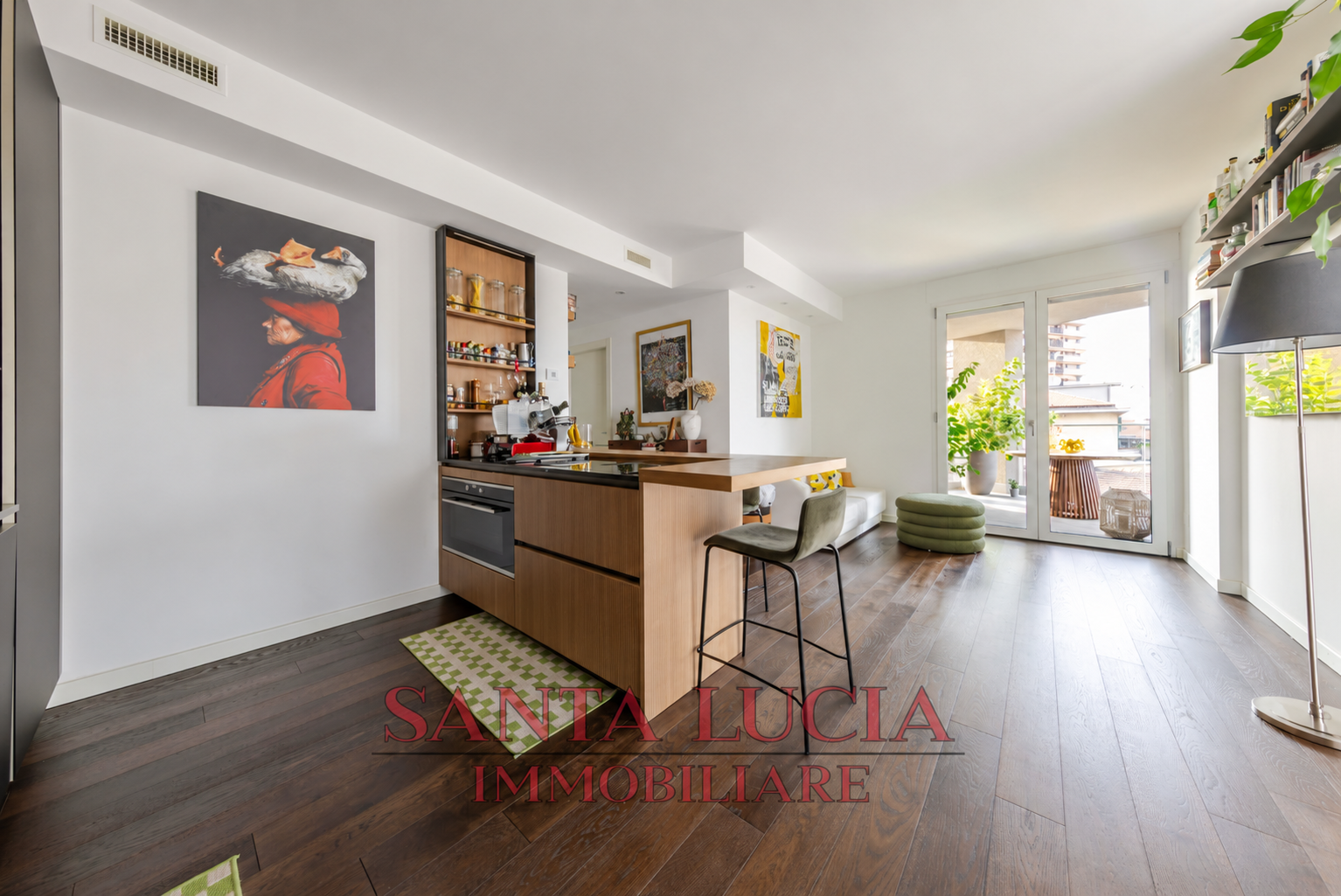 Trilocale al 9 piano con terrazzo classe energetica A4  - via Sebastiano Serlio 7 - Santa Lucia Immobiliare Milano