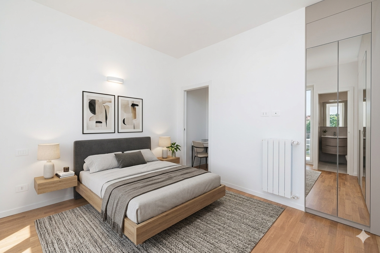Elegante e luminoso bilocale ristrutturato a nuovo - Piazzale Brescia 22 - Santa Lucia Immobiliare Milano