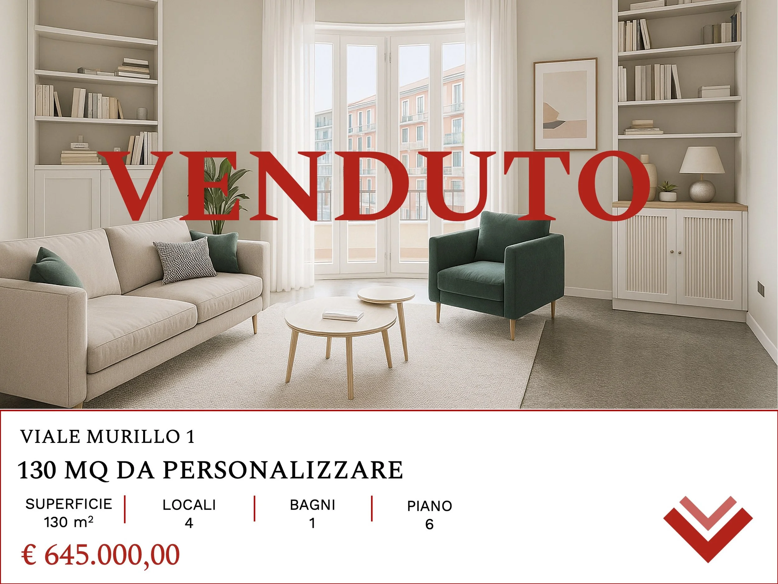 VENDUTO VIALE MURILLO 1