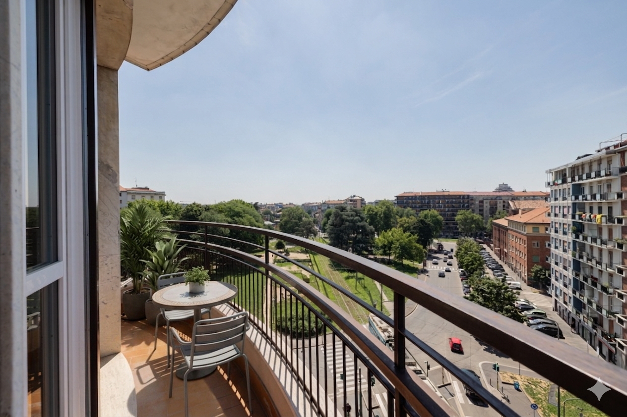 Elegante e luminoso trilocale ristrutturato a nuovo - Piazzale Brescia 22 - Santa Lucia Immobiliare Milano