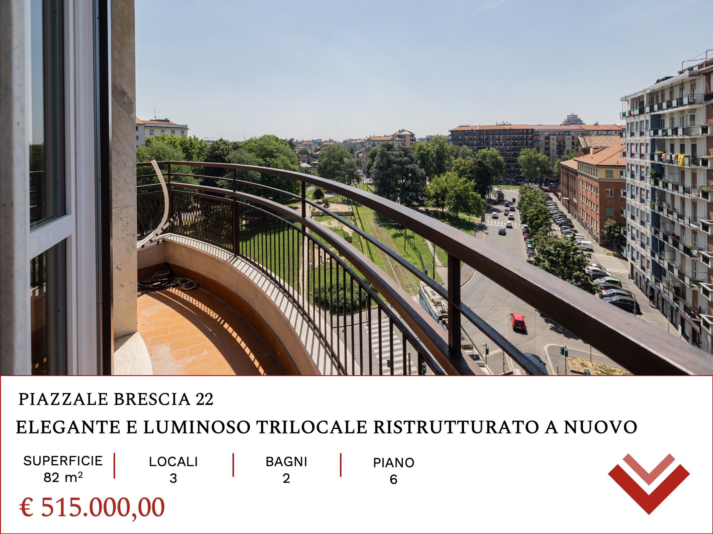 PIAZZALE BRESCIA 22 - TRILOCALE