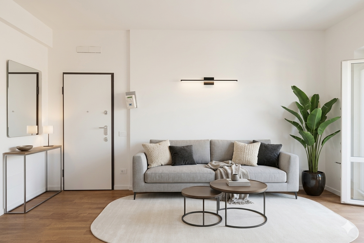 Elegante e luminoso bilocale ristrutturato a nuovo - Piazzale Brescia 22 - Santa Lucia Immobiliare Milano