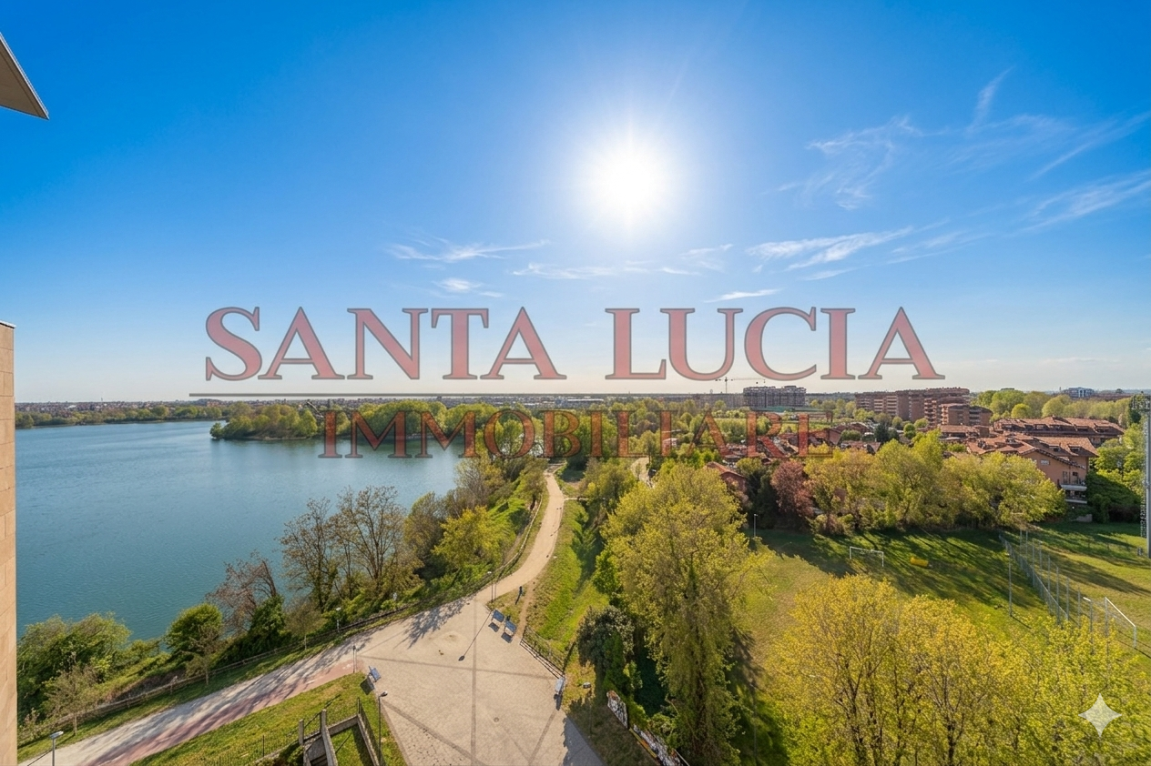 Trilocale panoramico con terrazza affacciata sul lago - Via Giotto 2a - Segrate - Santa Lucia Immobiliare