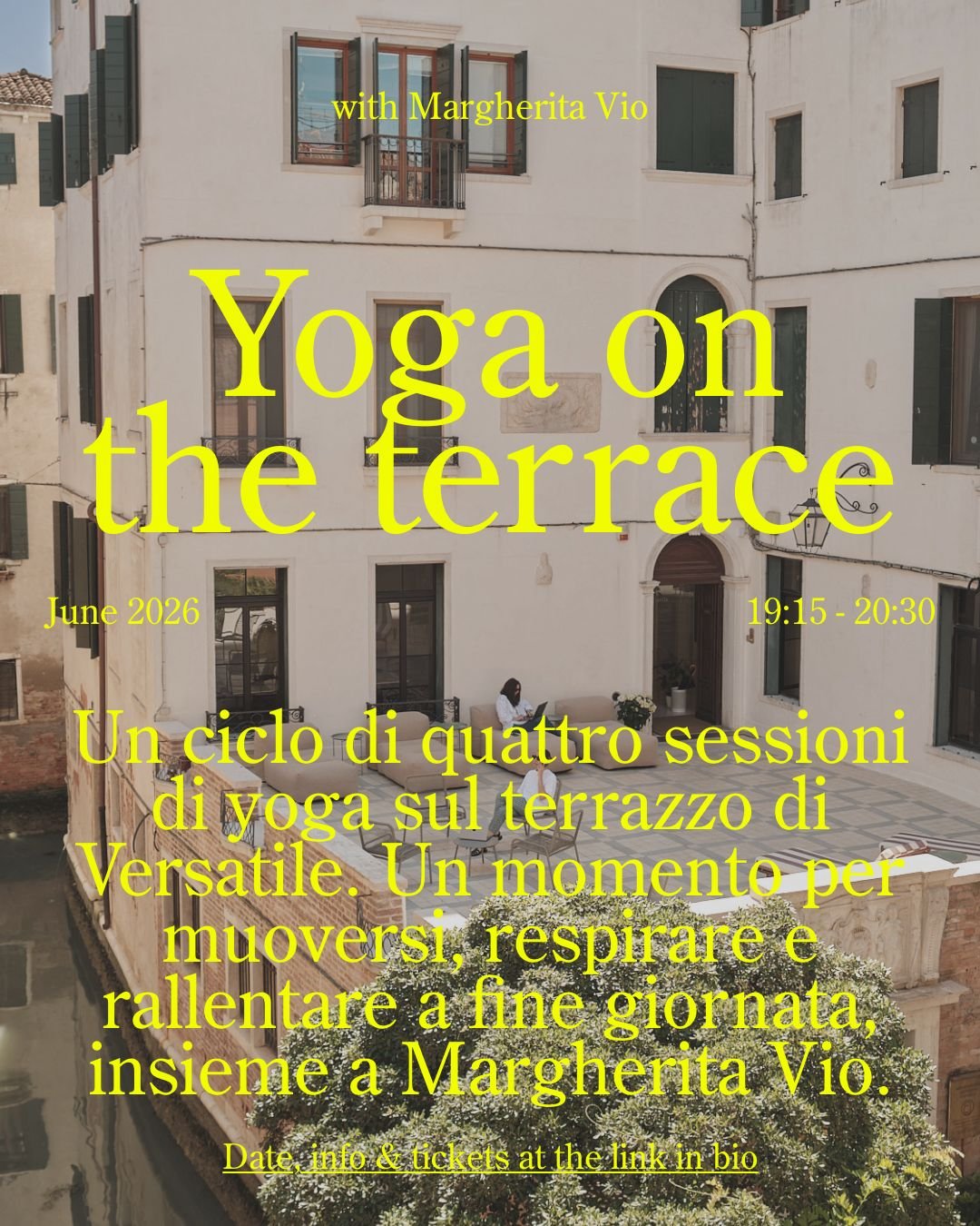 Yoga alla Terrazza Carminati di Versatile