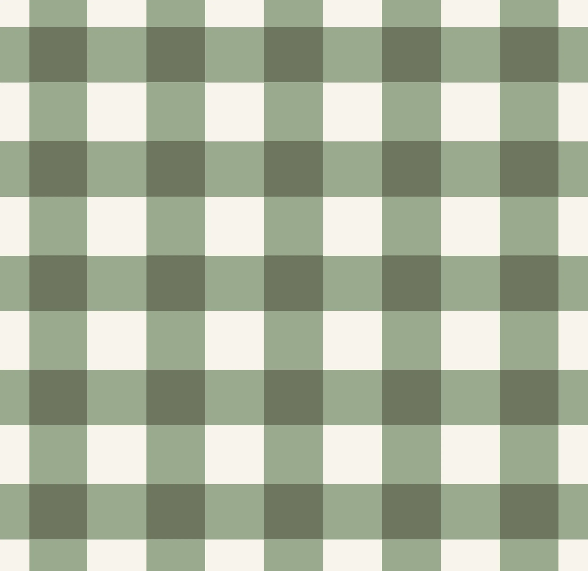 Dark Sage Gingham