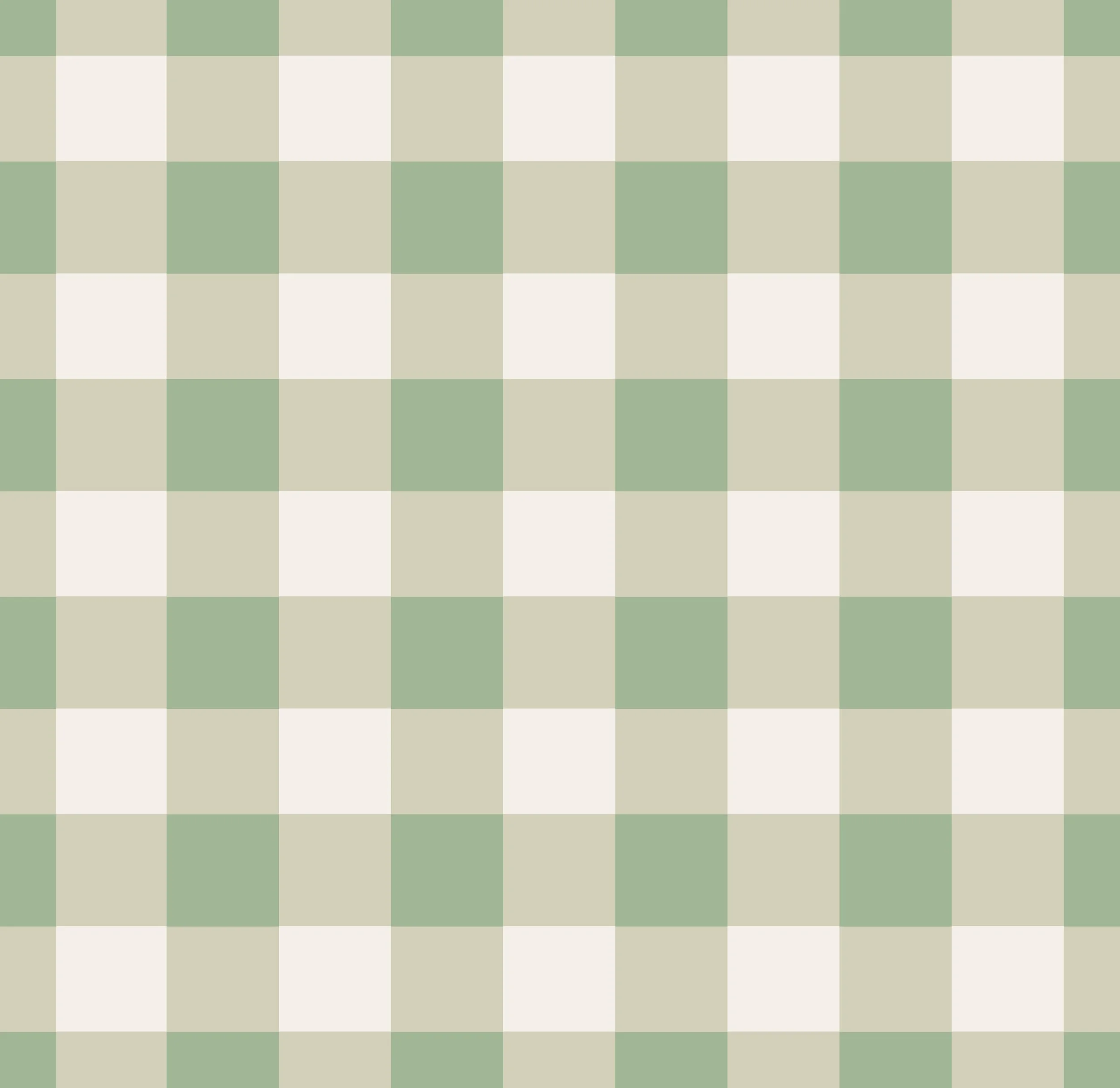Sage gingham print