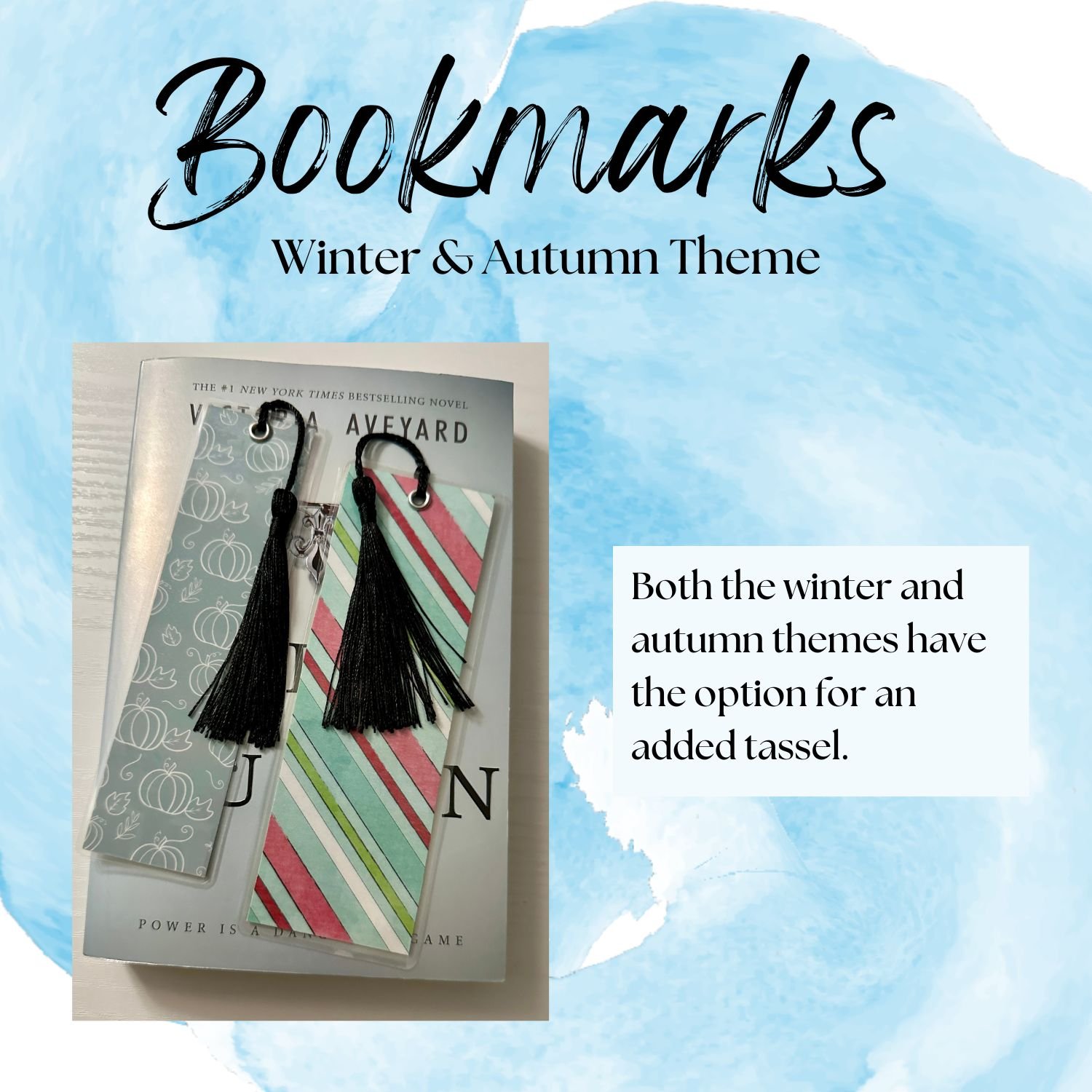 You can add a tassel to winter and autumn theme