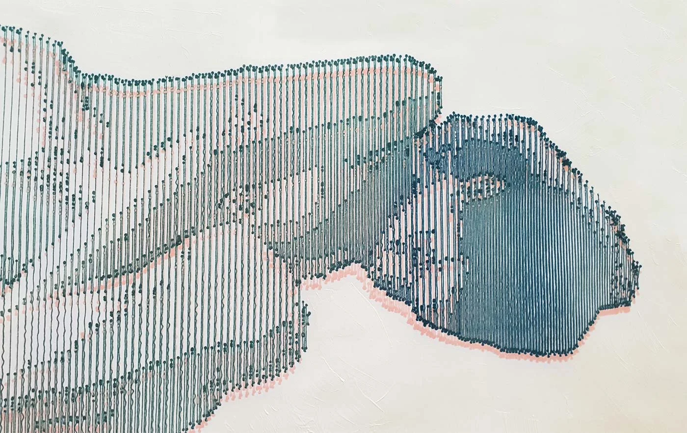 Glyndebourne Afternoon installed at The Lightbox, Woking, as part of Parallel Lines: Drawing and Sculpture.