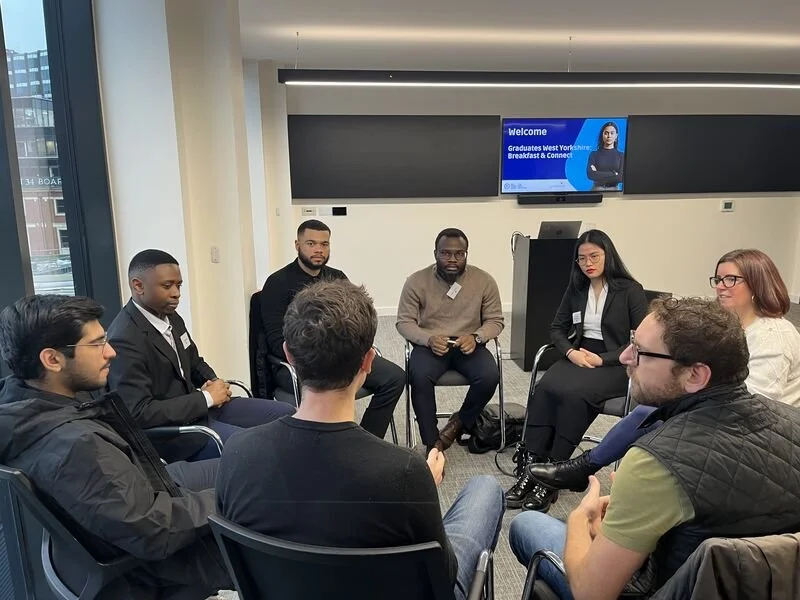 Why was Breakfast and Connect so successful for hiring within West Yorkshire SMEs?