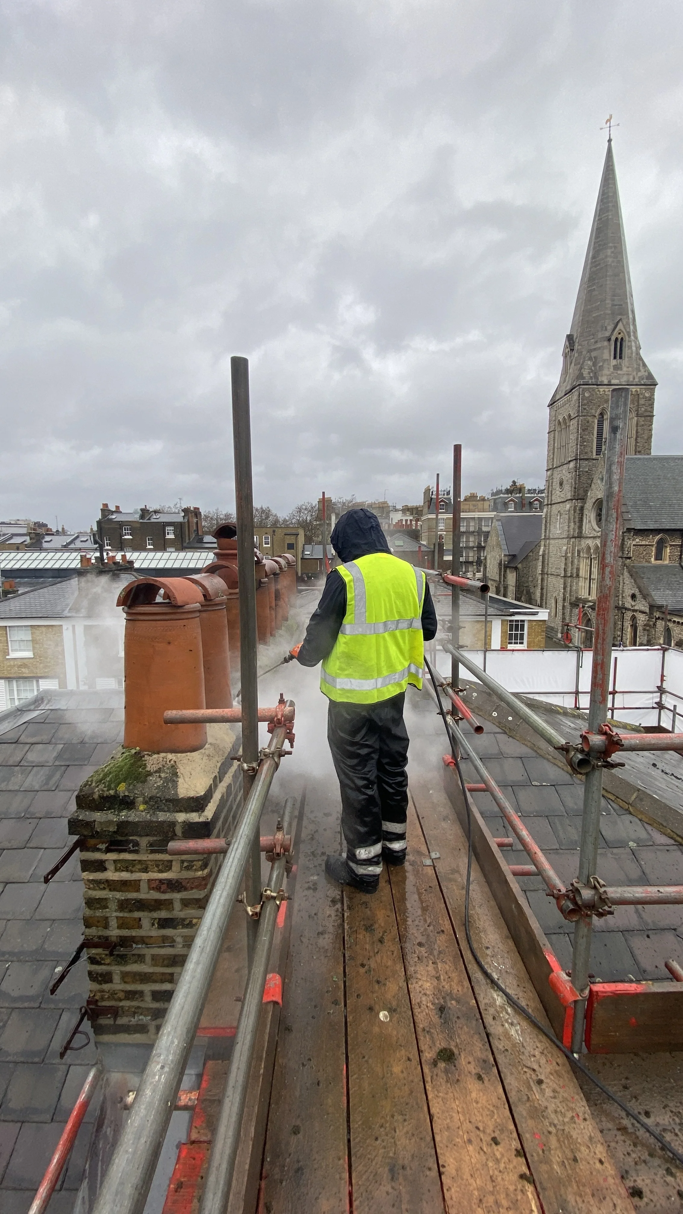 Chimney stack cleaning Belgravia