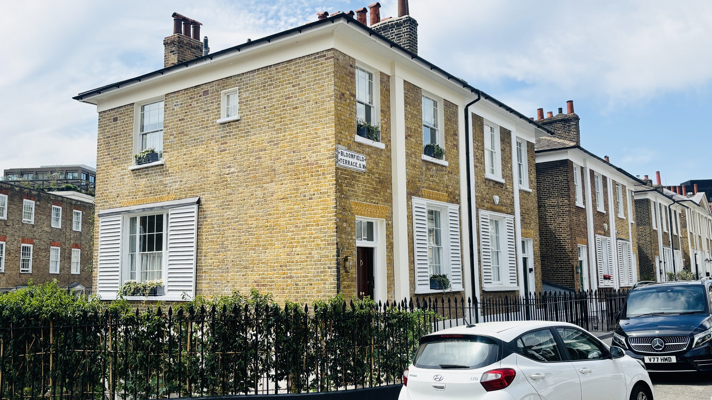 Brick building in Belgravia after DOFF clean
