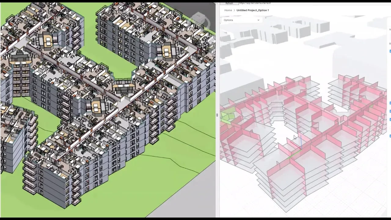 Building model flows from Skema to Revit with no data loss