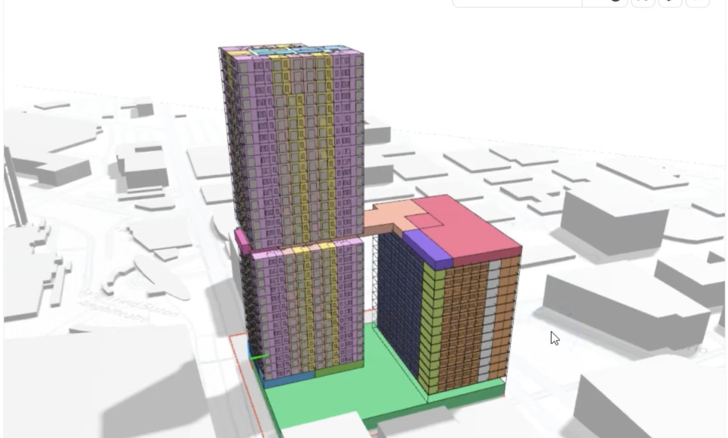 North Loop Green building in Minneapolis, the example building for Skema's tutorial series