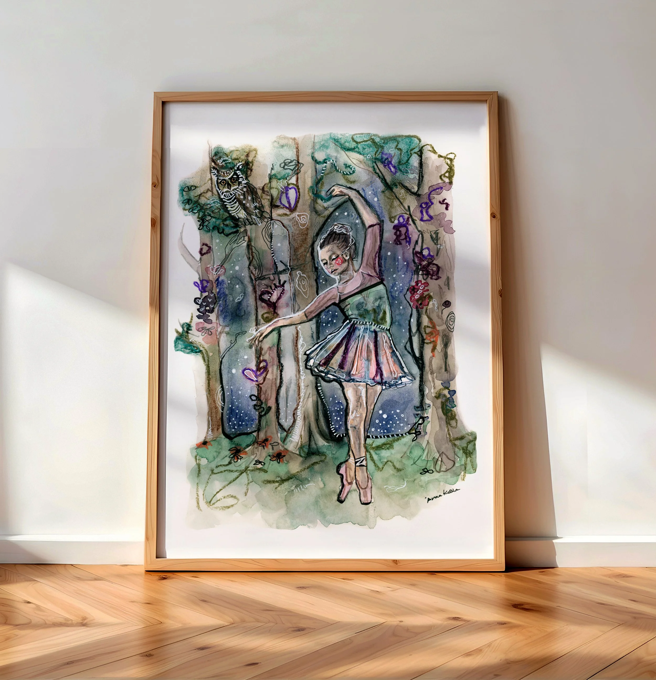 Limitierter Kunstdruck "Die Traumtänzerin"