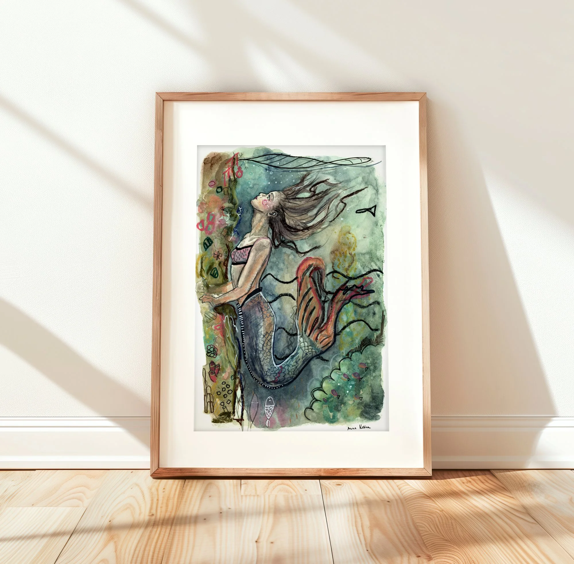 Original "Zwischen Licht und Tiefe"