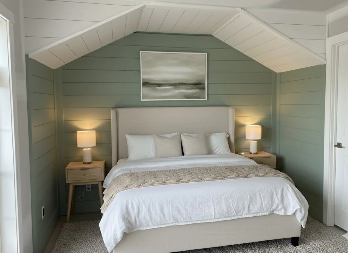 🛏️ Tucked Away in Style

This cozy bedroom alcove wrapped in shiplap is the perfect blend of charm and comfort. With the bed perfectly nestled into the nook, it creates a warm, inviting space that feels both unique and intentional.

It&rsquo;s thoug