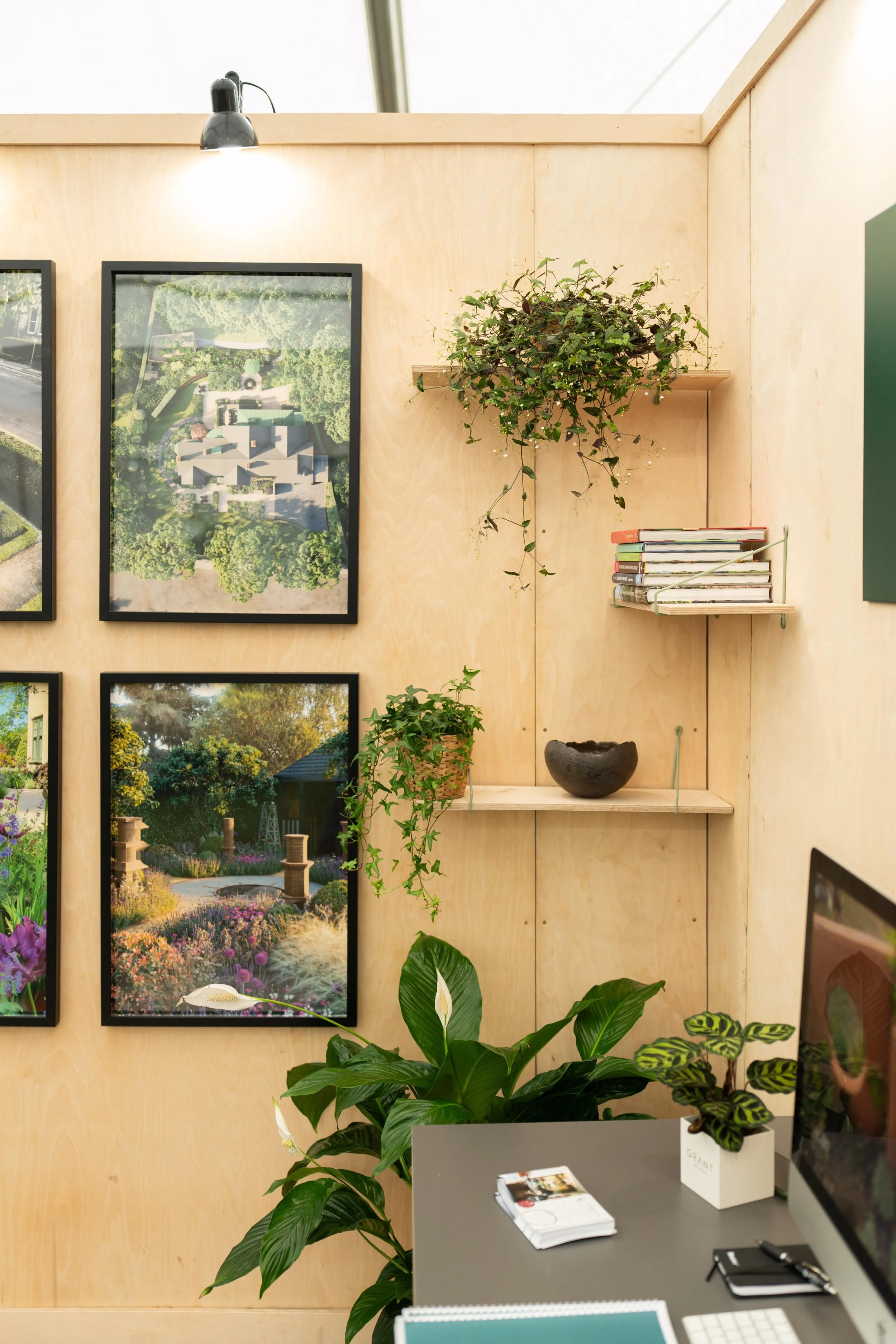 Award winning garden design studio Grant Horticulture win the Challenge Cup and a special award at the Harrogate Flower Show, Newby Hall