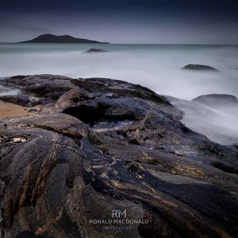 Stratified Rock with Nisabost beach Northton