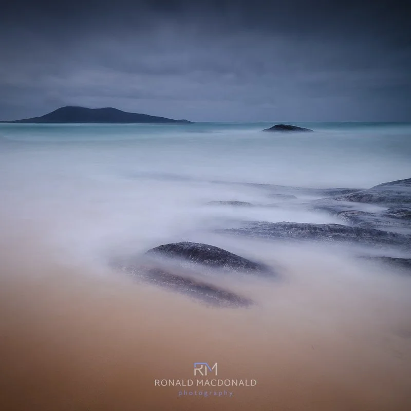 Herringbone sand patterns Harris