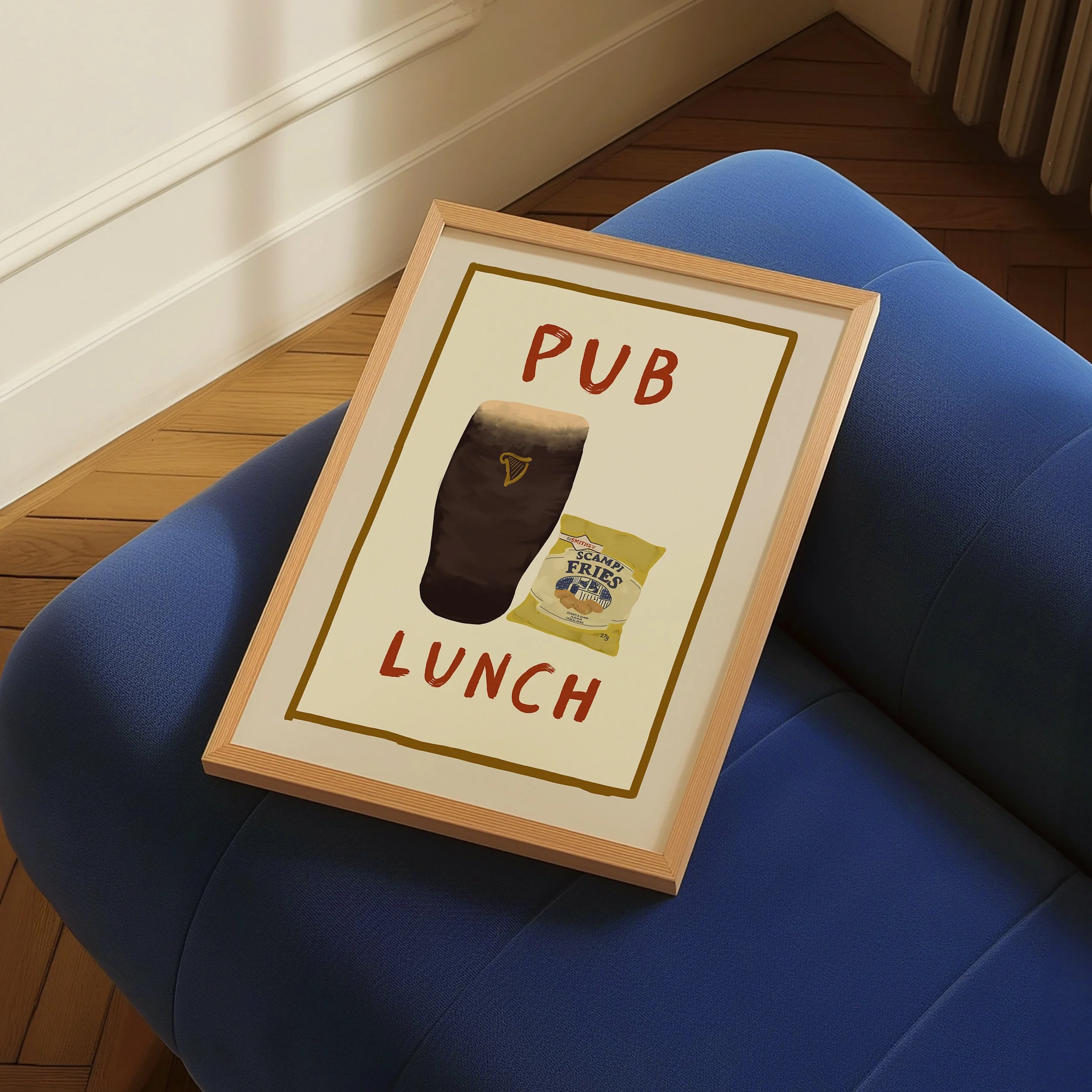 pub lunch print with guiness and scampi fries 3.jpg