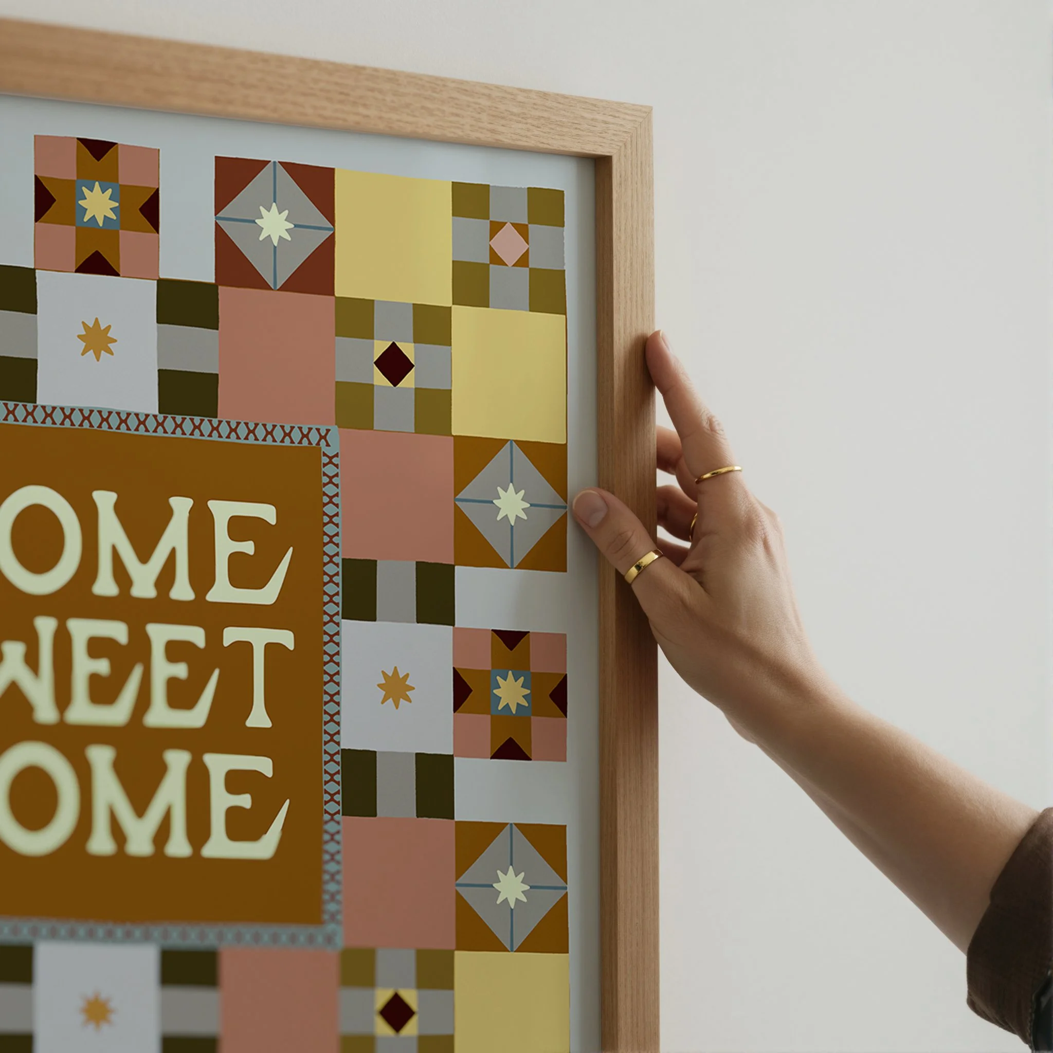 home sweet home print iclose up frame detail.jpg