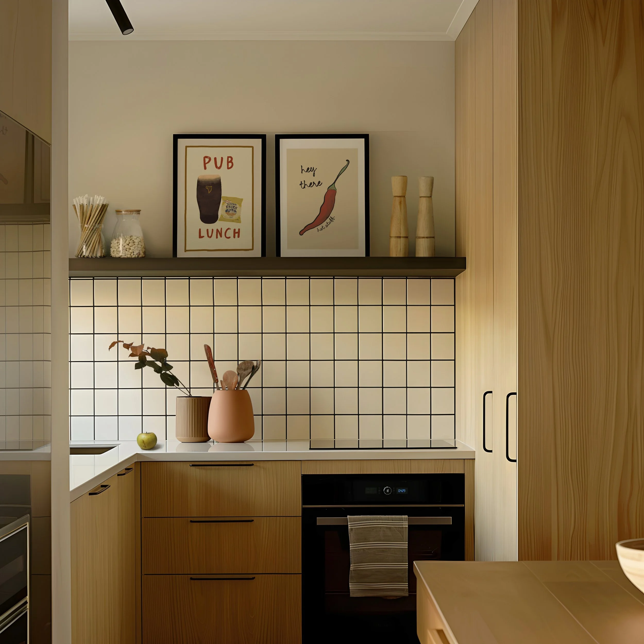 pub lunch print with guiness and scampi fries 11.jpg