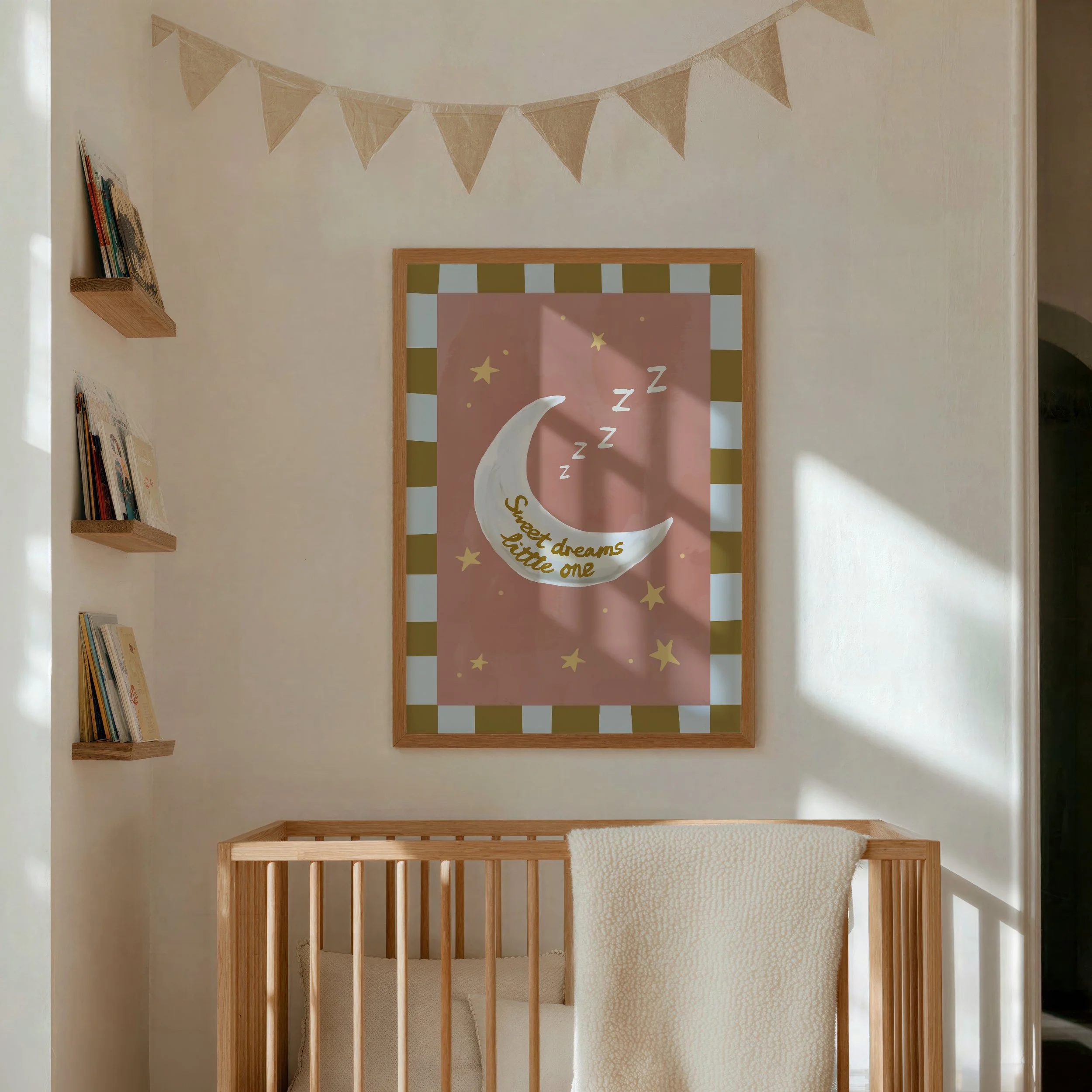 sweet dreams moon print for nursery 8.jpg