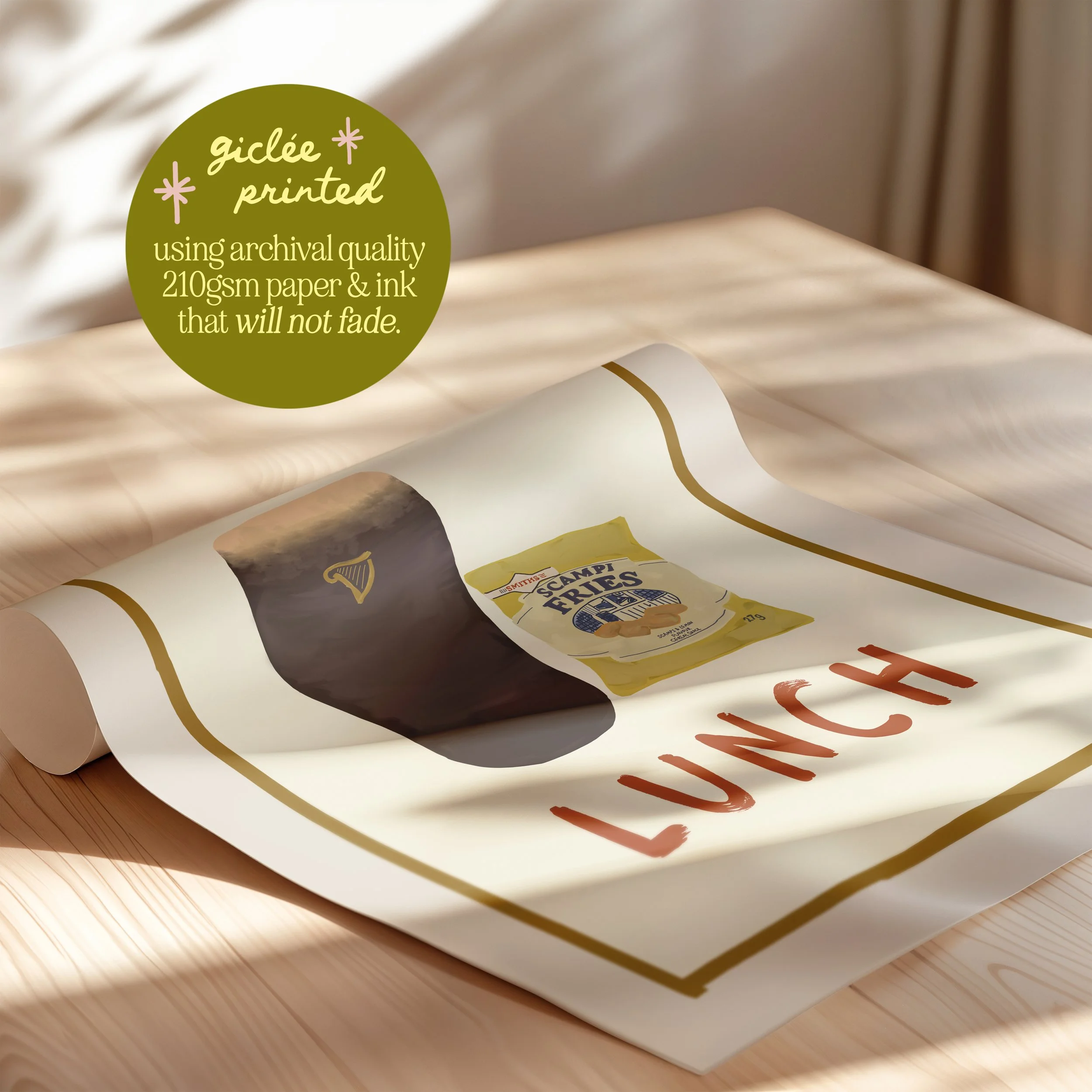 pub lunch print with guiness and scampi fries 7.jpg