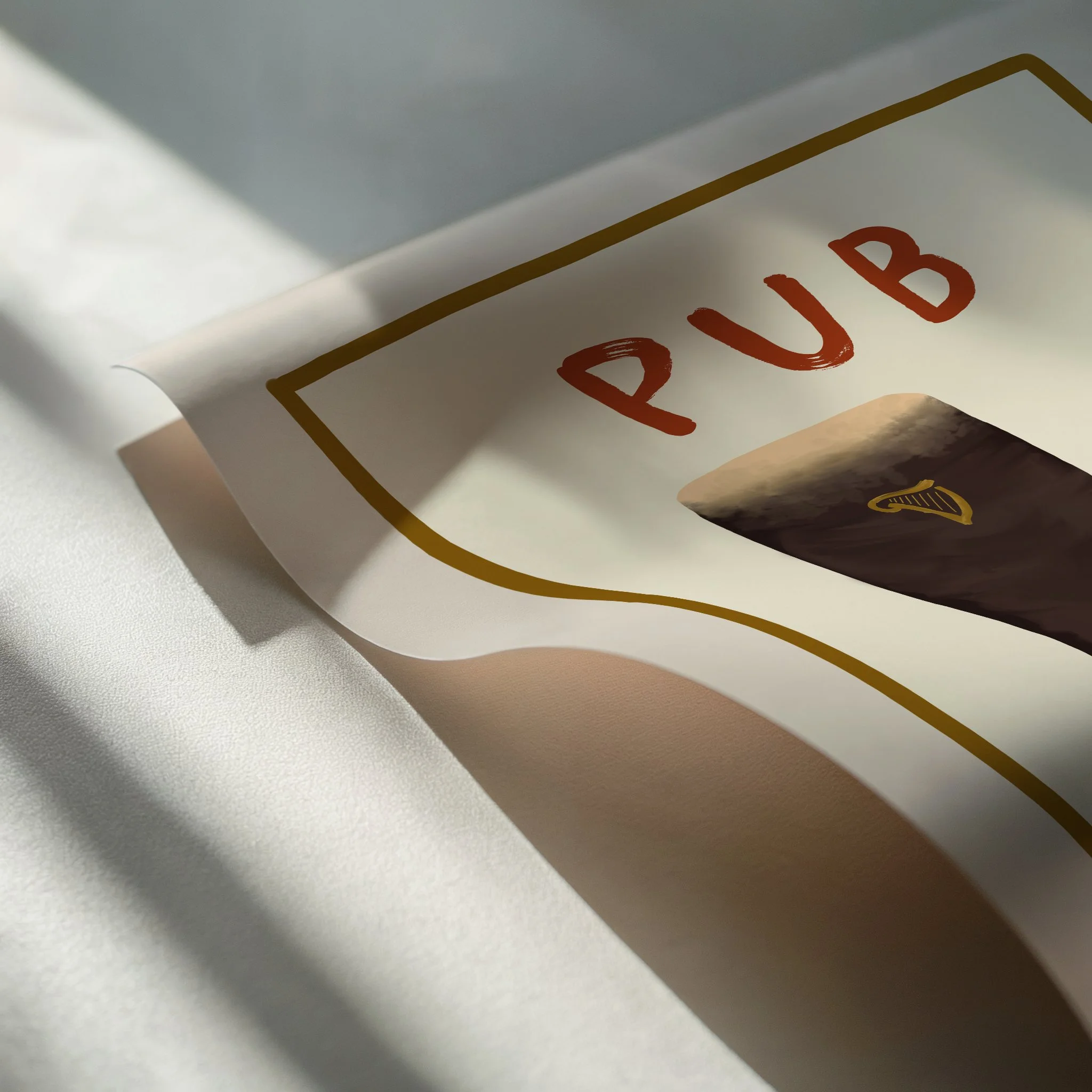 pub lunch print with guiness and scampi fries 10.jpg