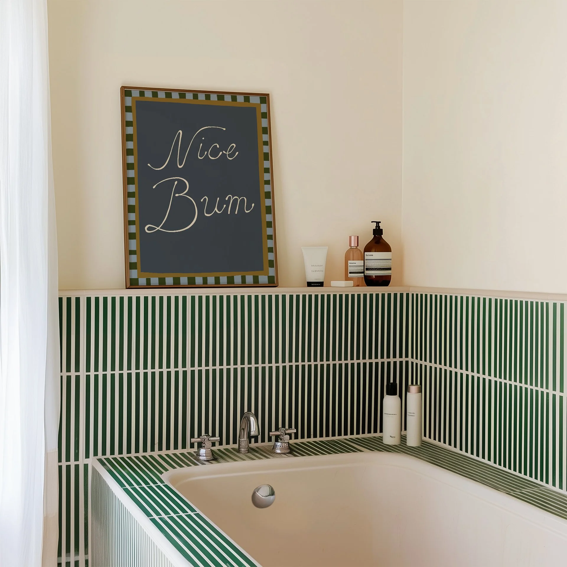 Nice Bum print blue bathroom 1.jpg