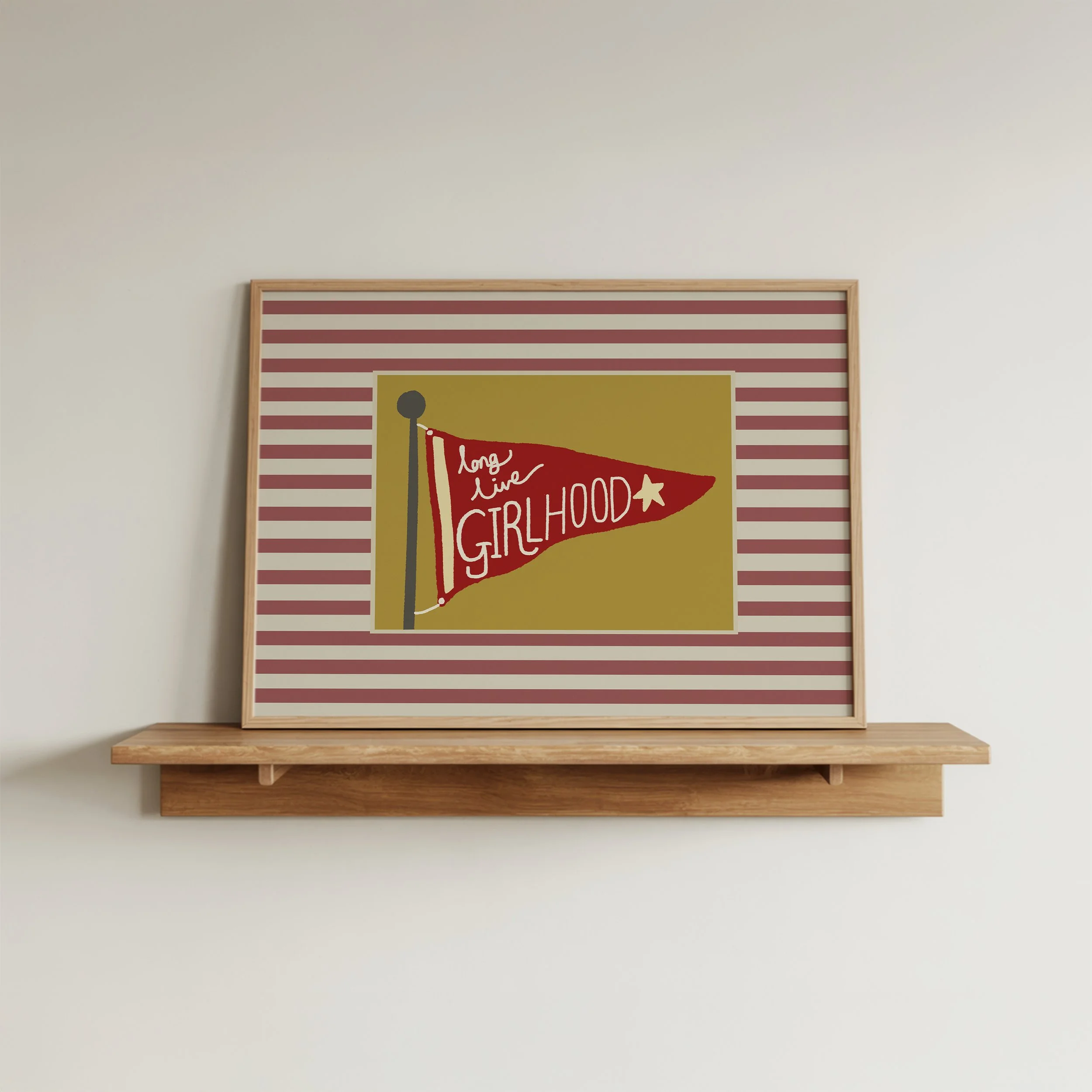 long live girlhood print in girls room 2.jpg