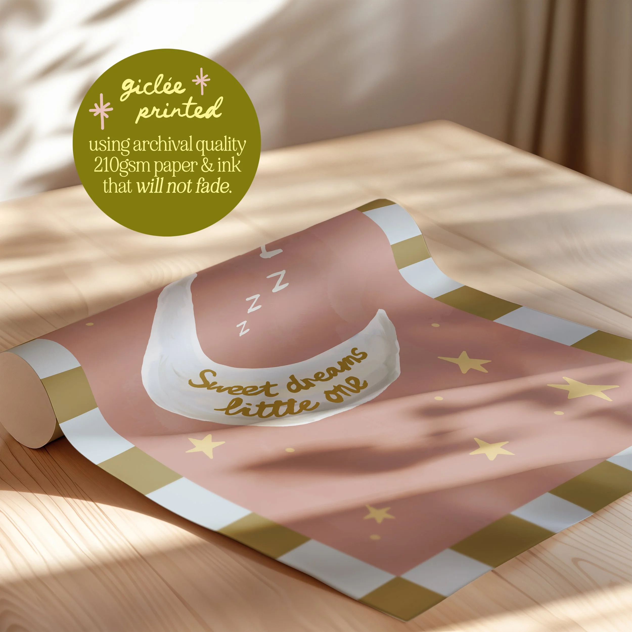 sweet dreams moon print for nursery 4.jpg