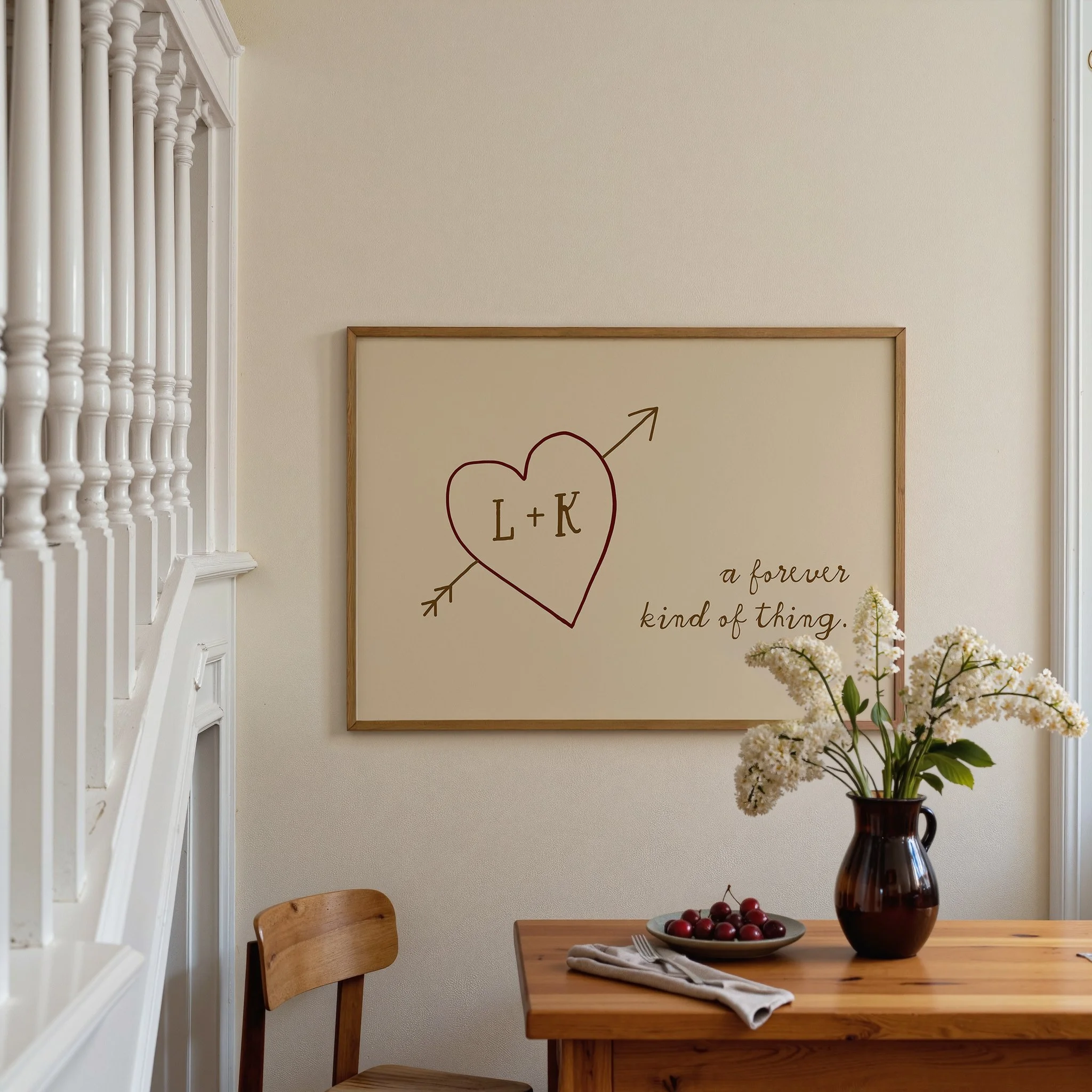 forever kind of thing personalised anniversary wedding print 3.jpg