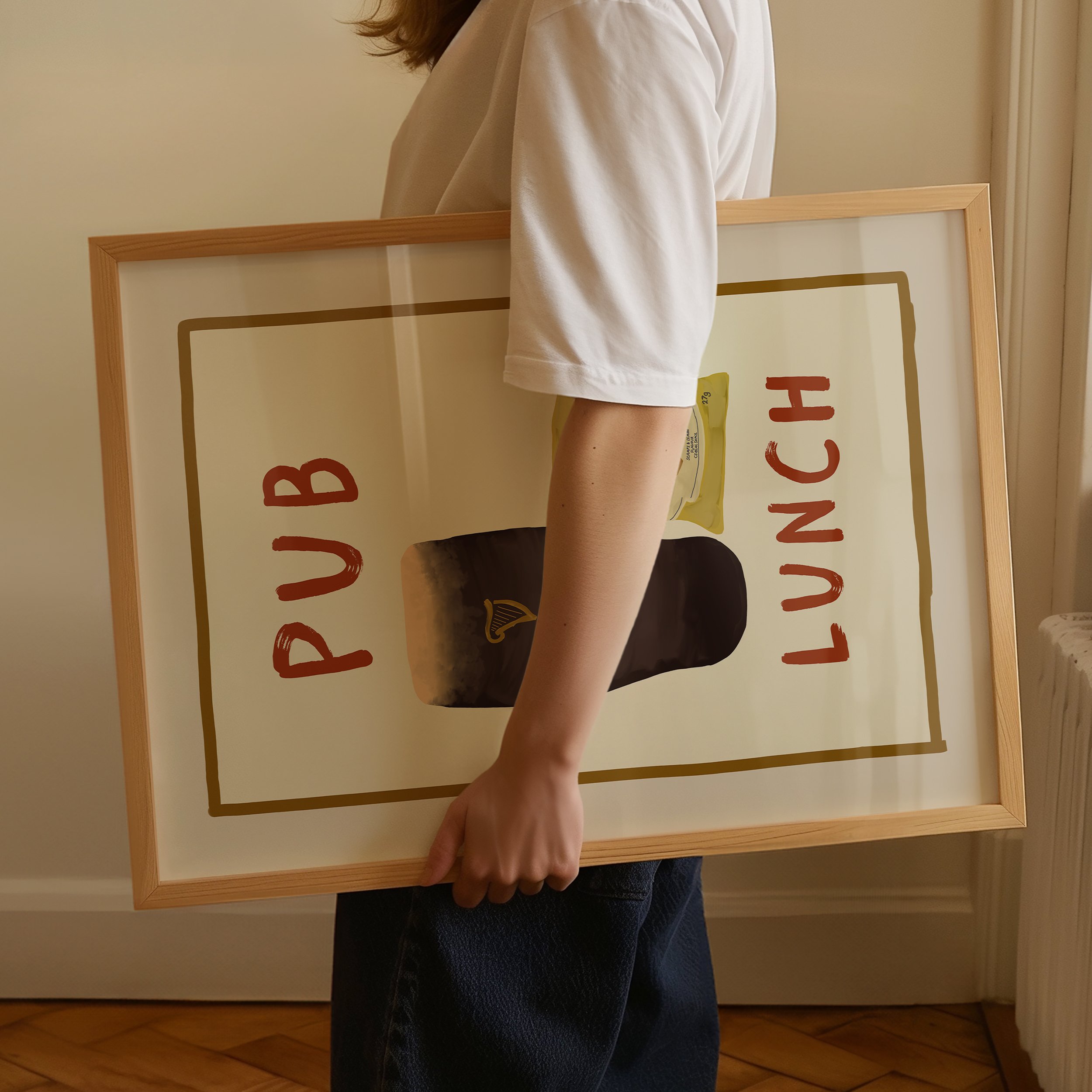 pub lunch print with guiness and scampi fries 5.jpg
