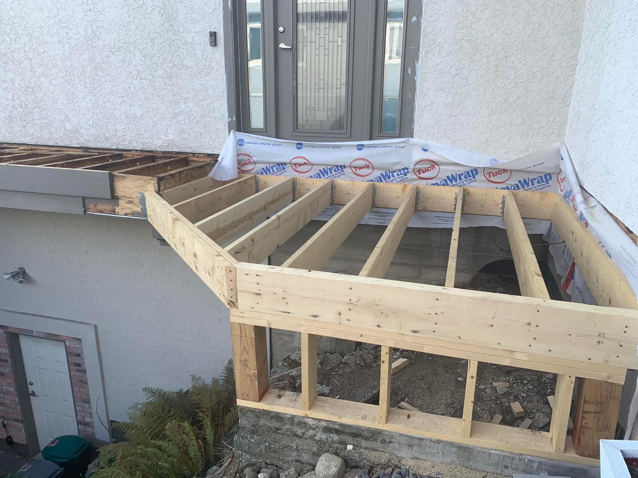 Full Reframe of Deck