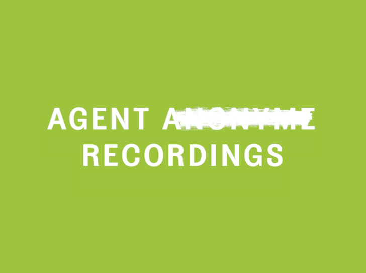 Green background with the text 'AGENT AUTHENTICATE RECORDINGS' in white, with the word 'AUTHENTICATE' distorted.