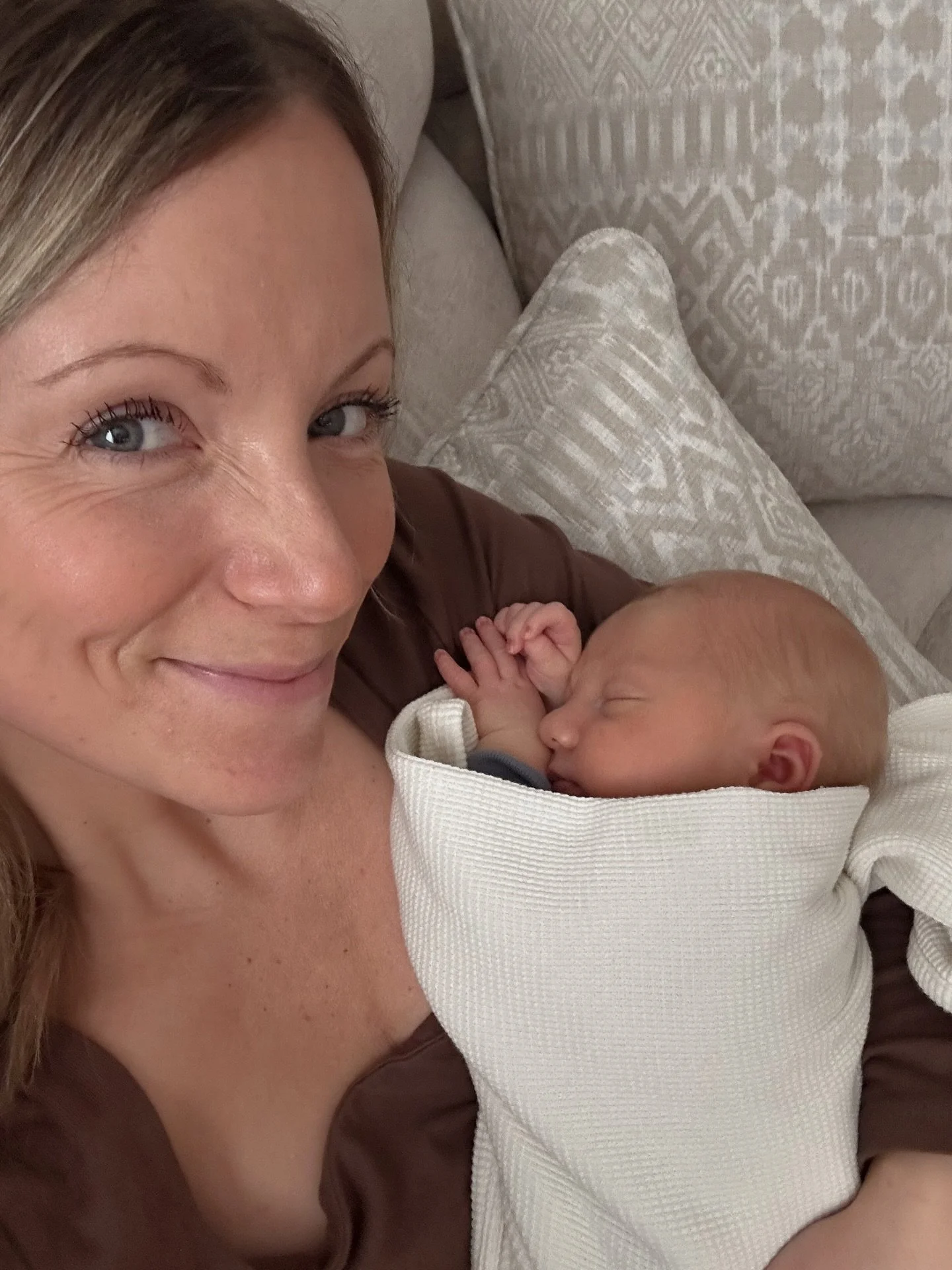 A day well spent, snuggling my bestie&rsquo;s new baby! We&rsquo;re so happy you&rsquo;re here, Atlas! 💙