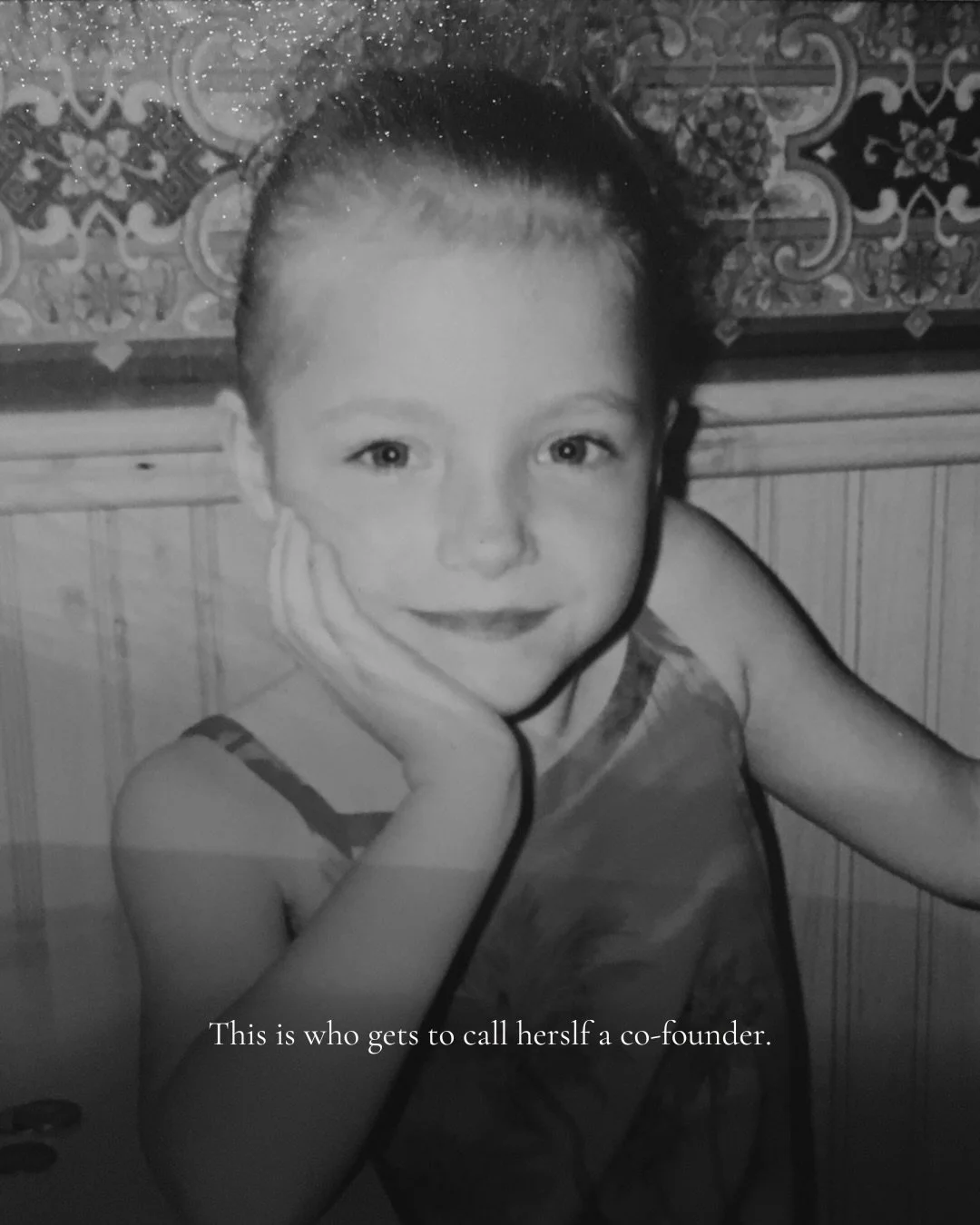 Doing it for little me, always. 🤍