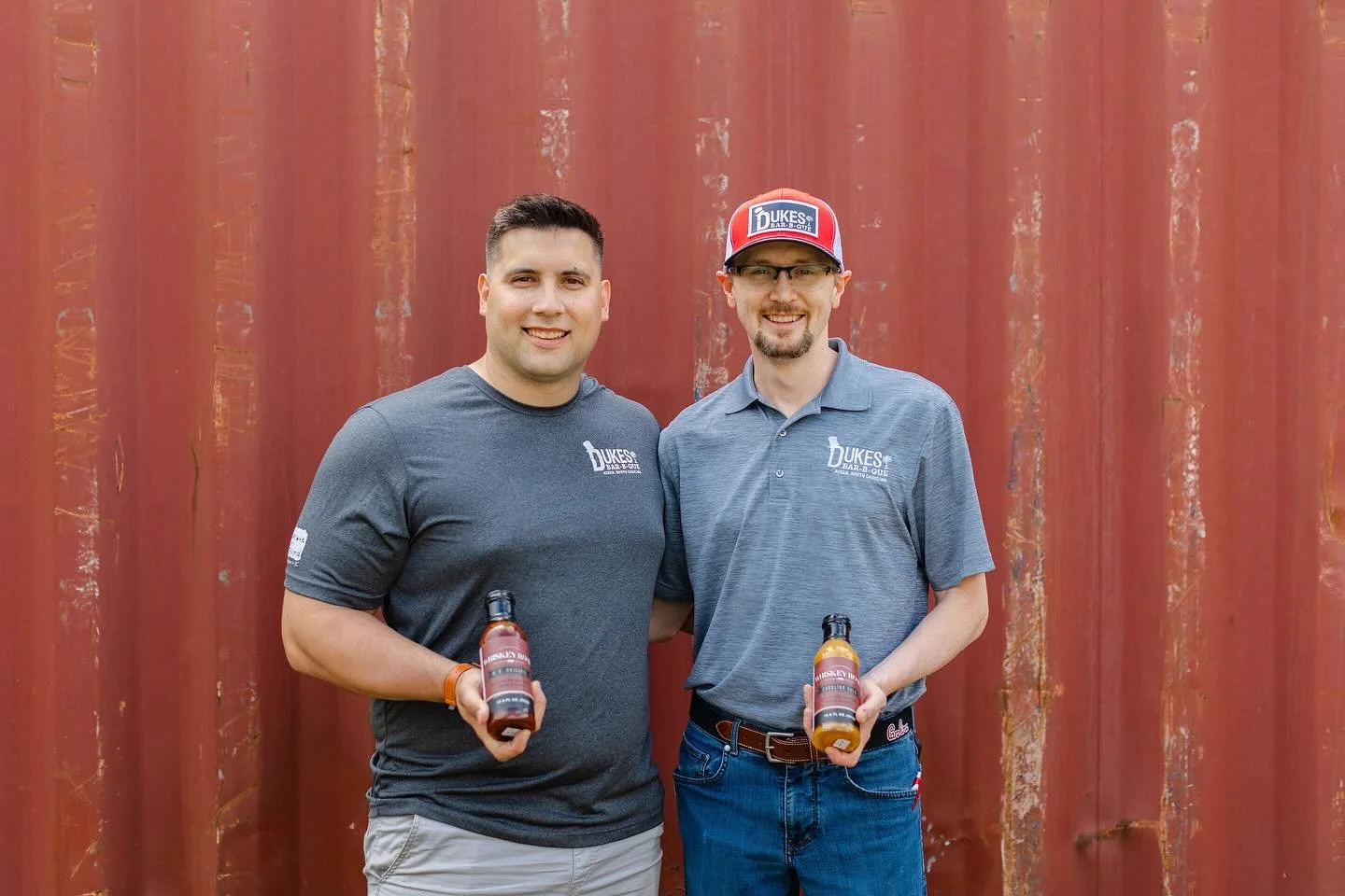 The sauces are always on display and available for purchase @dukesbbqaiken .
.
.
.
#savorthewhiskeyroad #southcarolinabbq #bbqbrand #buylocal #aikensc #aikensveryown #dukesbbq #whiskeyroadsauce