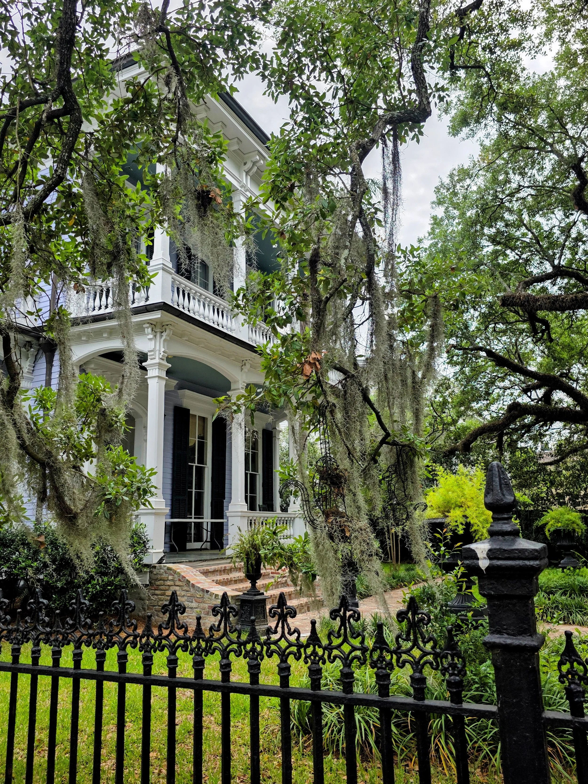 The Mayfair Witch house in the garden district of New Orleans, April 2026