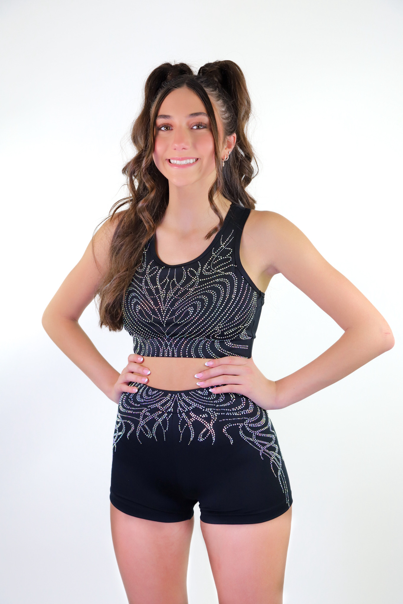 Gianna Black sports bra set.png